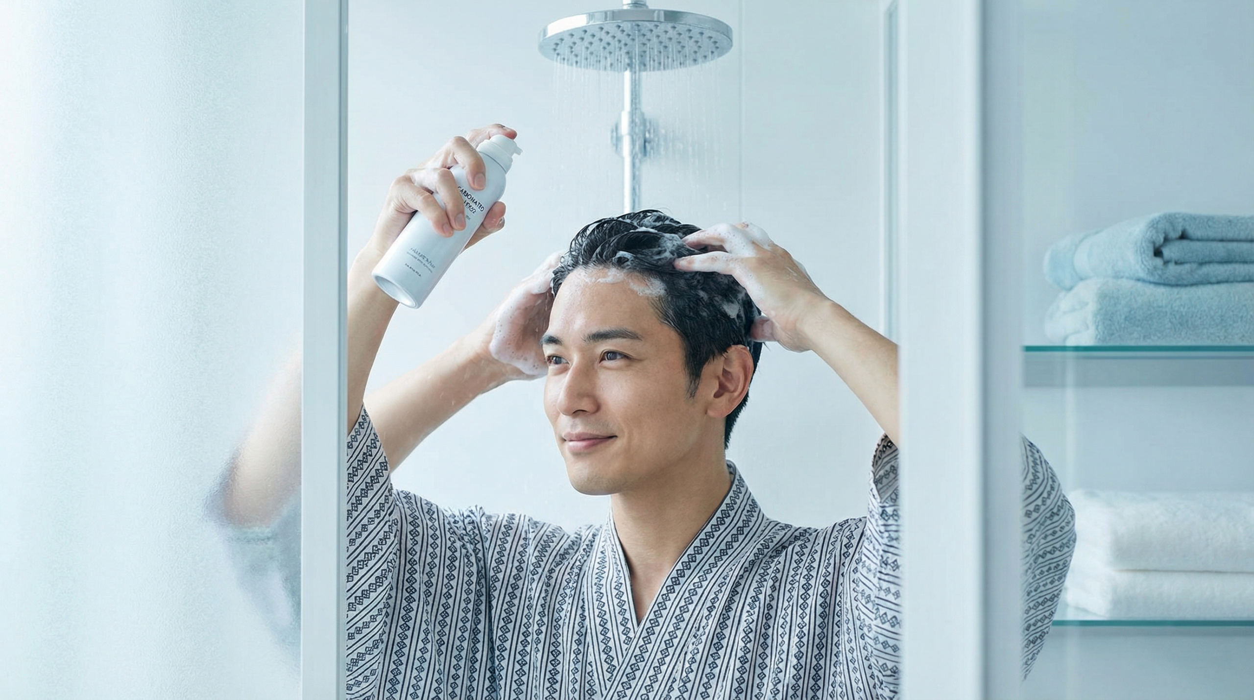 頭皮のベタつき・ニオイを炭酸シャンプーで徹底ケア！