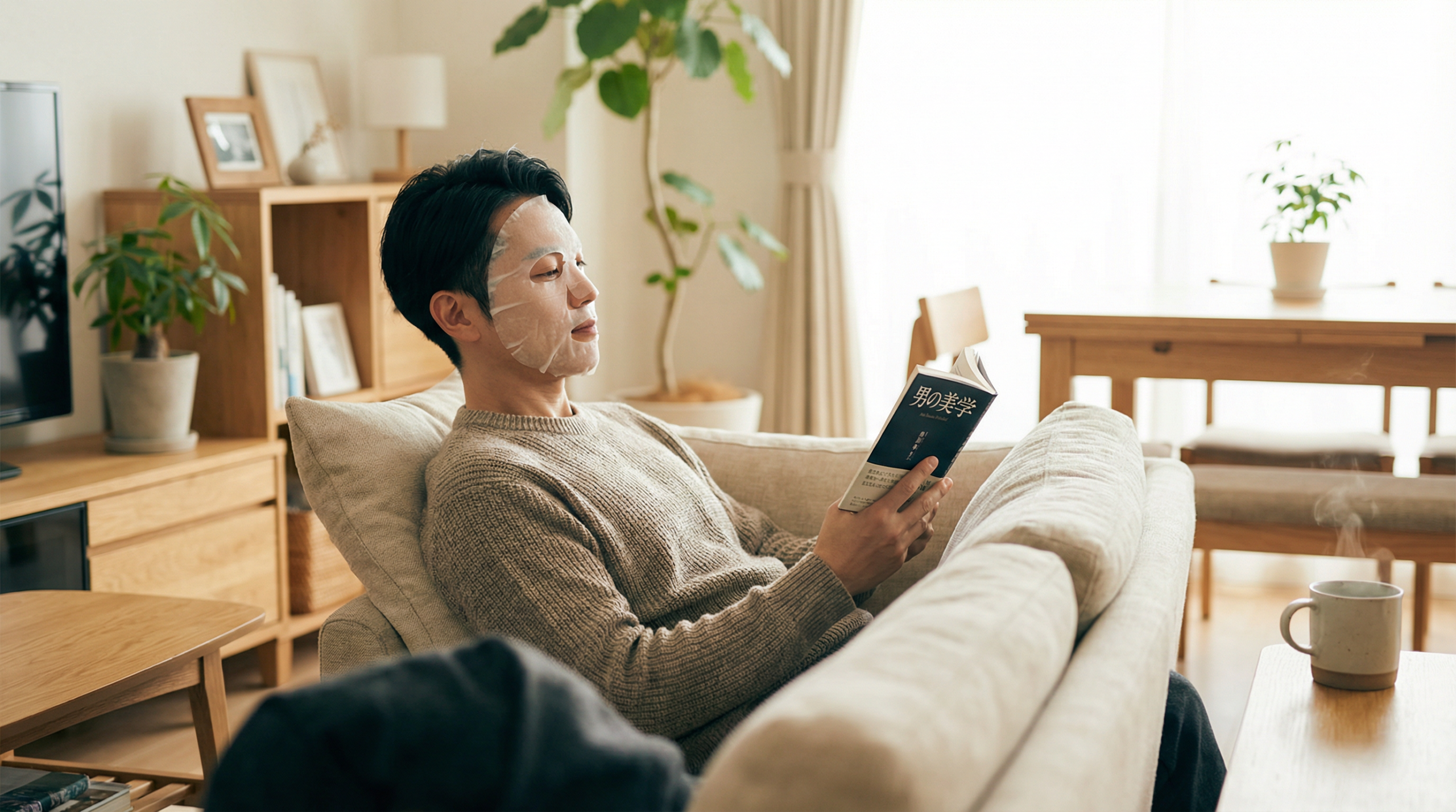 週末リセット！メンズフェイスマスクで肌改善術