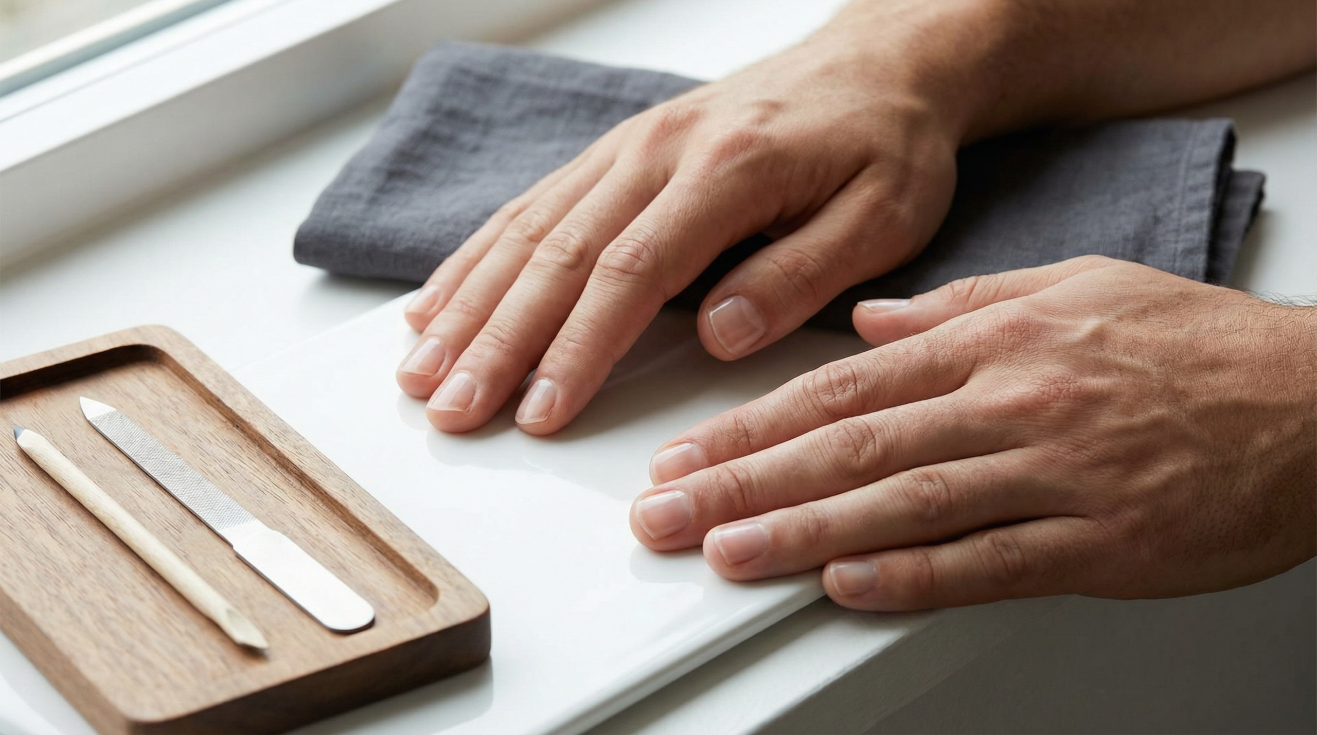 清潔感UP！30代男性の簡単ネイルケア入門