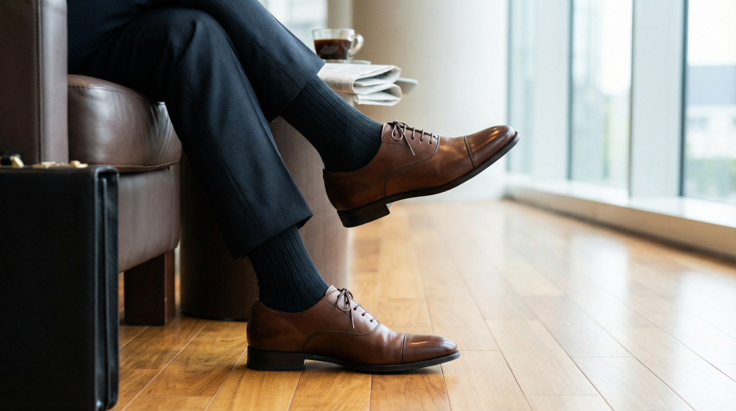 足元の印象を格上げ！ビジネスマンの高品質靴下選び
